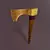 Title: Low-Poly Stylized Axe 3D model small image 2