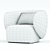 Sleek Swell Armchair - Grado Design 3D model small image 4