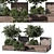 Parklet Oasis: Bushes & Trees 3D model small image 3