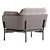  Sleek Sussex Armchair: Contemporary Comfort 3D model small image 5