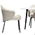 Modelli BELSIZE Small Table & Angie Dining Chair 3D model small image 3