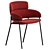 Sleek Modern Strike Chair 3D model small image 1