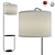 Industrial Shelf Floor Lamp: Modern and Practical 3D model small image 1