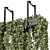 Metal Box Hanging Plants - Set 269 3D model small image 3