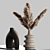 Zara Pampas Decor Set 3D model small image 2