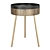 Nordic Style Round Side Table 3D model small image 1