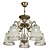 Freya Bronze Chandelier: Elegant Classic Design 3D model small image 1