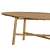 Oak Surfboard Oval Dining Table 3D model small image 3