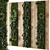 Wooden Base Vertical Indoor Wall Garden 3D model small image 1