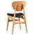 Pottera Dining Chair: Functional Elegance for Modern Homes 3D model small image 2