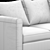 Elegant Black Sofa FINNALA 3D model small image 4