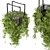 Metal Box Hanging Plants Set 3D model small image 2