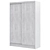 Optima Sliding Wardrobe 2-Door 3D model small image 1