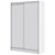 Optima Sliding Wardrobe 2-Door 3D model small image 2