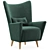 Nosta Lounge Chair: Stylish, Cozy, and Versatile 3D model small image 3