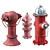 Urban Hydrant Collection: Detailed & High Poly 3D model small image 2