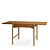 Contemporary DT 08 Wood Veneer Desk 3D model small image 5