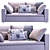 Modular Harmony Sofa 3D model small image 3