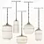 Nordic Glass Pendant Light 3D model small image 4