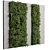 Wooden Frame Vertical Wall Garden 3D model small image 2