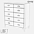 LoftDesign Chest of Drawers: 7378 Model 3D model small image 2