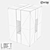 LoftDesigne 31187 Pine Stool - Compact Seating Solution 3D model small image 2