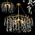 Crystal Elegance Chandelier 3D model small image 1