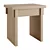 Japanese-inspired Dining Stool: Minimalist Elegance 3D model small image 1