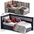 Modern Rest Bed Set 3D model small image 8