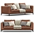 Maxalto Lucrezia Soft Sofa - Luxury & Comfort 3D model small image 1