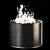 Elegant Fire Pit with Hood 3D model small image 6