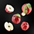 Apple Slice Texture Set 3D model small image 1