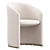 Contemporary Carmen Armchair - Visionnaire Home 3D model small image 1