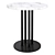 Century D89-3100-AP Round Accent Table 3D model small image 1