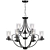 Elegant Rumaysa 9-Light Chandelier 3D model small image 1