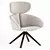 Modern Peach Armchair 3D model small image 1