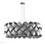 Sleek Ring Pendant Light 3D model small image 3