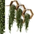 Concrete Pot Hanging Plants Set 3D model small image 1