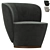 Elegant Pearl Armchair: Luxurious and Comfortable 3D model small image 3