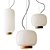 Foscarini Chouchin Reverse 3 Pendant: Stylish Ceiling Lighting 3D model small image 1