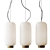 Foscarini Chouchin Reverse 3 Pendant: Stylish Ceiling Lighting 3D model small image 4