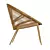 Vintage Rattan Armchair: Timeless Elegance 3D model small image 3