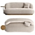 Pierre L Sofa | 200x87x76 cm 3D model small image 2