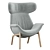 Pedrali ILA 2024: Stylish Modern Chair 3D model small image 1