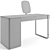 Elegance Redefined: Fendi Casa Icon Desk 3D model small image 5