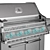 Napoleon Prestige Gas Grill (665 RSIB) 3D model small image 4