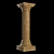 Elegant Pillar Stone Stand 3D model small image 2