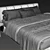 Lema Warp Bed: Modern Design, High-Quality Materials 3D model small image 2
