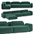 Modern Elegance: Rove Concepts Boden Sofa 3D model small image 2