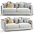 Cozy Comfort: Podge Sofa 3D model small image 1